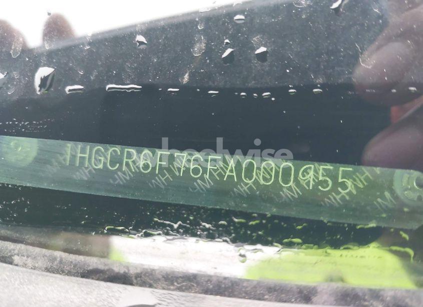 Photo 9 of 2015 Honda Accord HYBRID TOURING (VIN 1HGCR6F76FA000955)