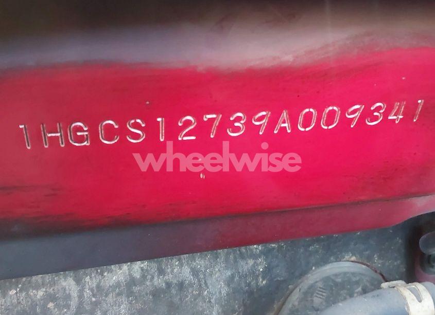 Photo 9 of 2009 Honda Accord 2.4 EX (VIN 1HGCS12739A009341)