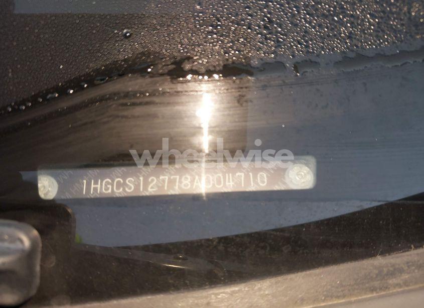 Photo 9 of 2008 Honda Accord 2.4 EX (VIN 1HGCS12778A004710)