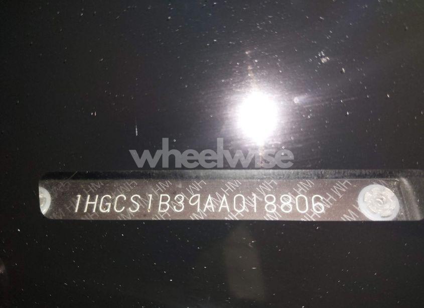 Photo 9 of 2010 Honda Accord 2.4 LX-S (VIN 1HGCS1B39AA018806)