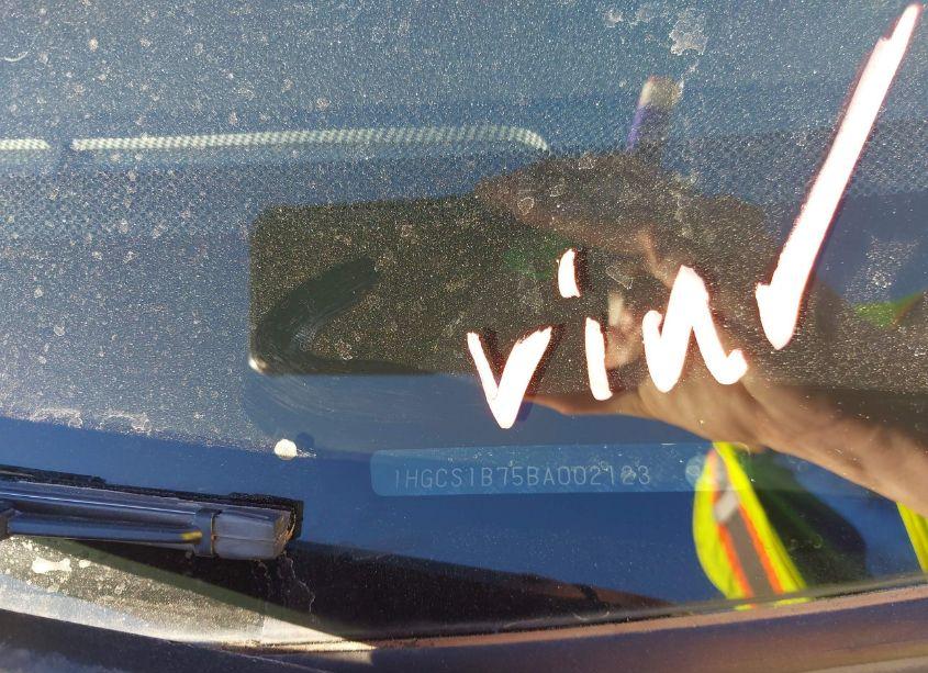 Photo 9 of 2011 Honda Accord 2.4 EX (VIN 1HGCS1B75BA002123)