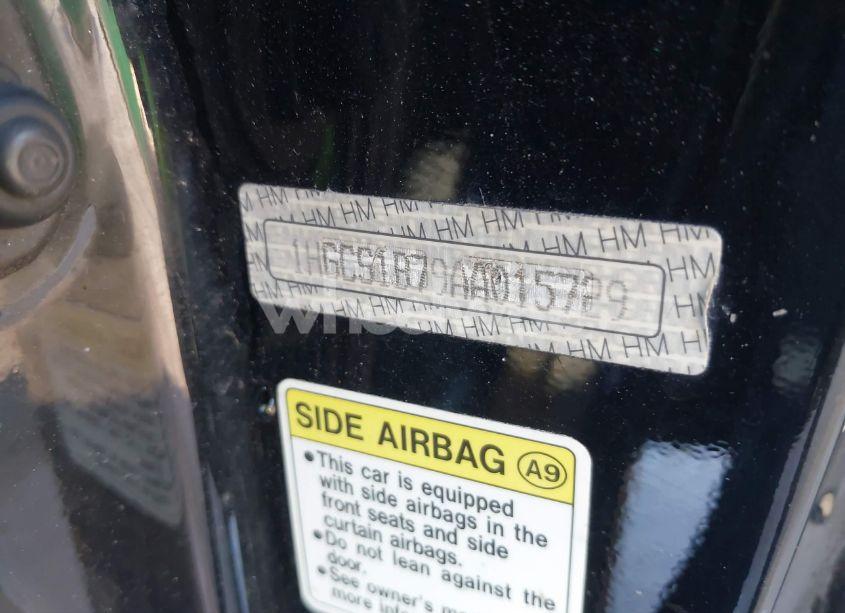 Photo 9 of 2010 Honda Accord 2.4 EX (VIN 1HGCS1B79AA015729)