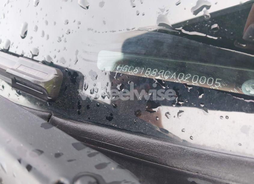 Photo 9 of 2012 Honda Accord 2.4 EX-L (VIN 1HGCS1B89CA020005)