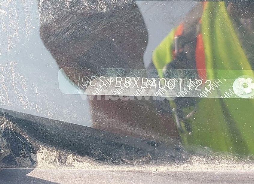 Photo 12 of 2011 Honda Accord 2.4 EX-L (VIN 1HGCS1B8XBA001123)