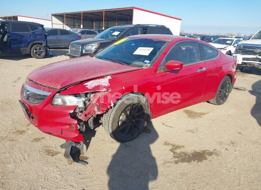 Photo 2 of 2012 Honda Accord CPE EX-L (VIN 1HGCS2A80CA008509)