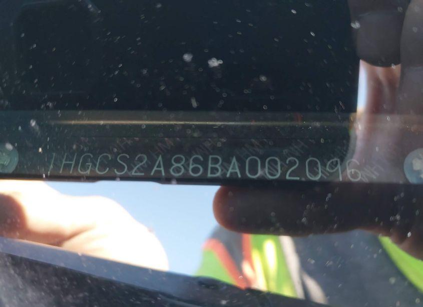 Photo 9 of 2011 Honda Accord 3.5 EX-L (VIN 1HGCS2A86BA002096)