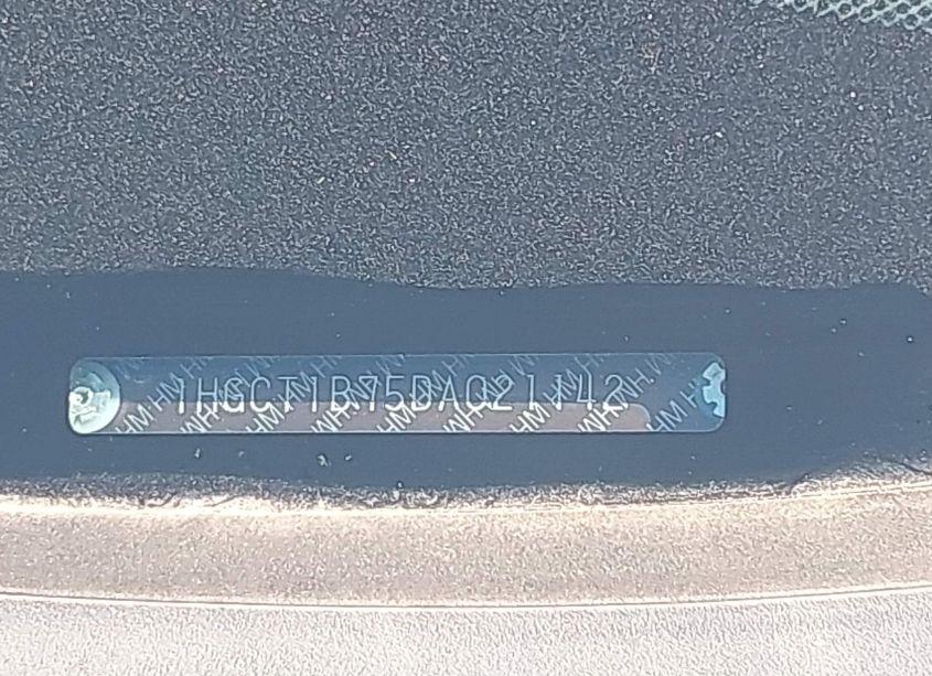 Photo 9 of 2013 Honda Accord EX (VIN 1HGCT1B75DA021142)