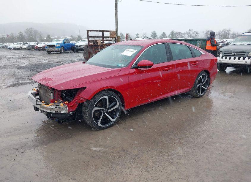 Photo 2 of 2018 Honda Accord SPORT (VIN 1HGCV1E39JA189137)