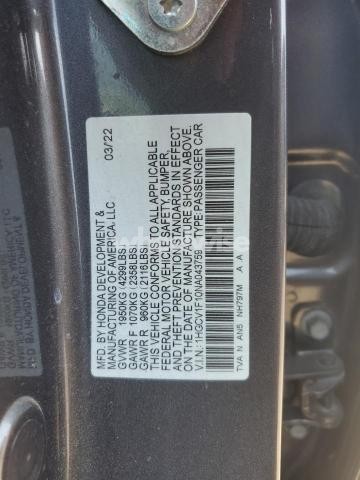 Photo 8 of 2022 HONDA ACCORD LX N/A (VIN 1HGCV1F10NA043759)