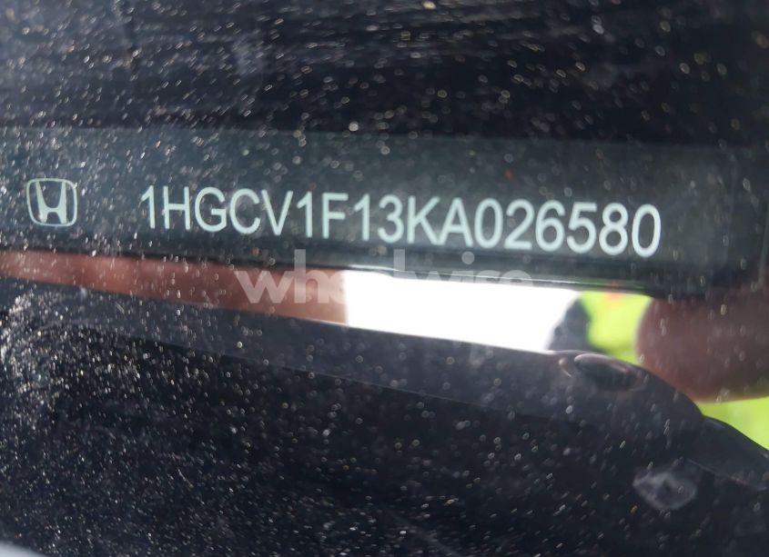 Photo 9 of 2019 Honda Accord LX (VIN 1HGCV1F13KA026580)