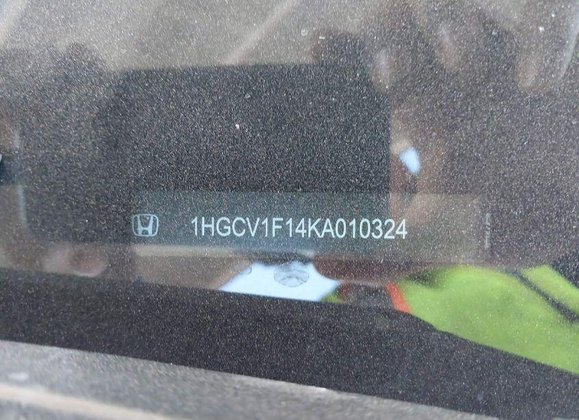 Photo 9 of 2019 Honda Accord LX (VIN 1HGCV1F14KA010324)