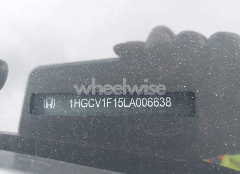 Photo 9 of 2020 Honda Accord LX (VIN 1HGCV1F15LA006638)