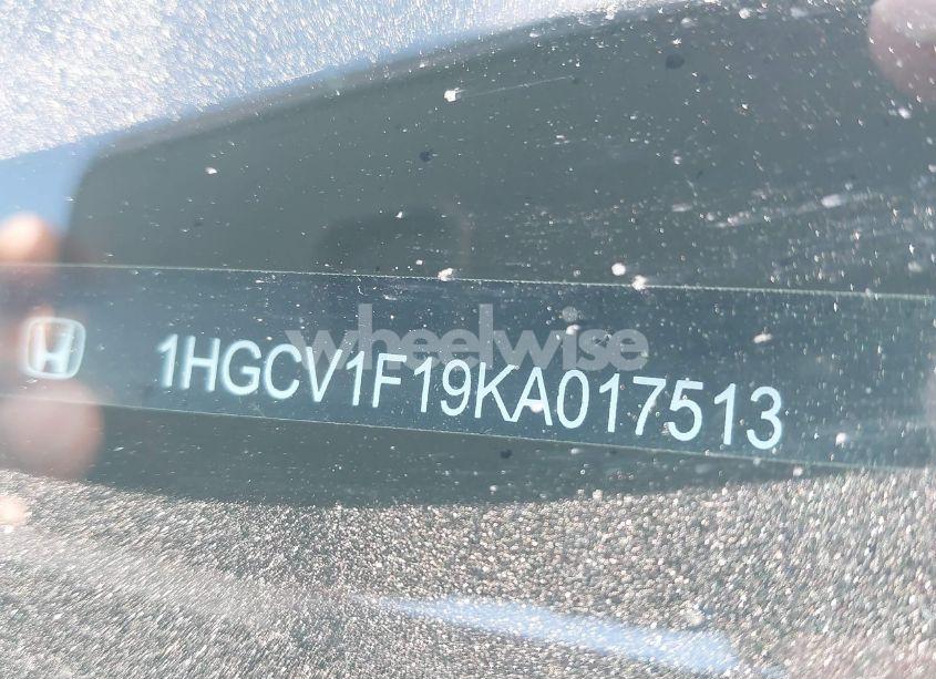 Photo 9 of 2019 Honda Accord LX (VIN 1HGCV1F19KA017513)