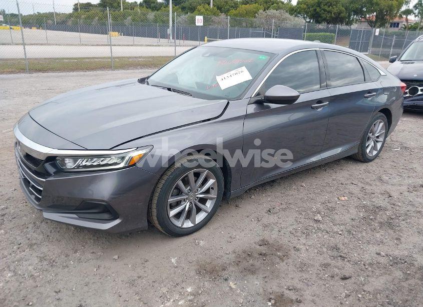 Photo 2 of 2021 Honda Accord LX (VIN 1HGCV1F1XMA064925)