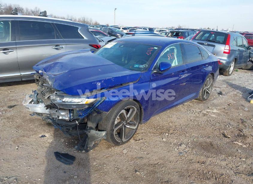 Photo 2 of 2018 Honda Accord SPORT (VIN 1HGCV1F30JA210357)