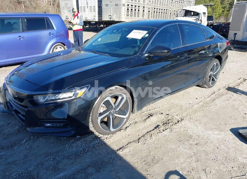 Photo 2 of 2019 Honda Accord SPORT (VIN 1HGCV1F30KA058095)