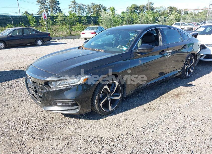 Photo 2 of 2019 Honda Accord SPORT (VIN 1HGCV1F30KA166605)