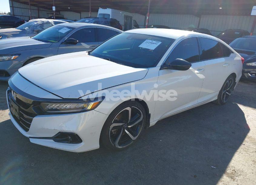 Photo 2 of 2021 Honda Accord SPORT (VIN 1HGCV1F30MA056253)