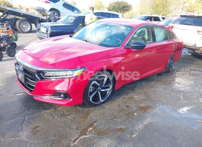 Photo 2 of 2021 Honda Accord SPORT (VIN 1HGCV1F30MA064014)