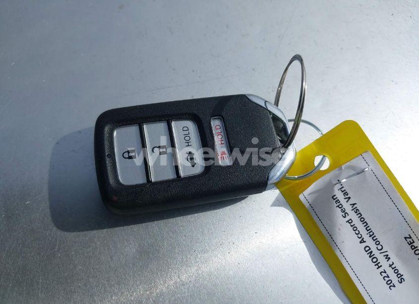 Photo 11 of 2022 Honda Accord SPORT (VIN 1HGCV1F30NA038093)