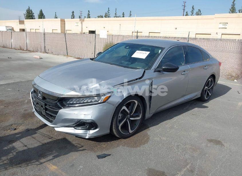 Photo 2 of 2022 Honda Accord SPORT (VIN 1HGCV1F30NA038093)