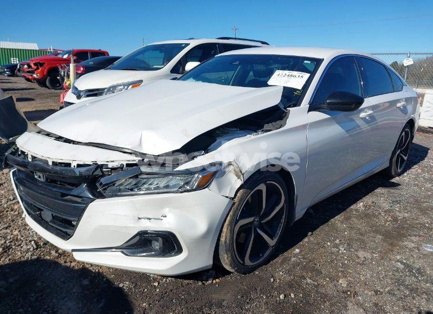 Photo 2 of 2022 Honda Accord SPORT (VIN 1HGCV1F30NA053662)