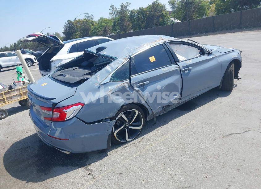 Photo 4 of 2022 Honda Accord SPORT (VIN 1HGCV1F30NA068338)