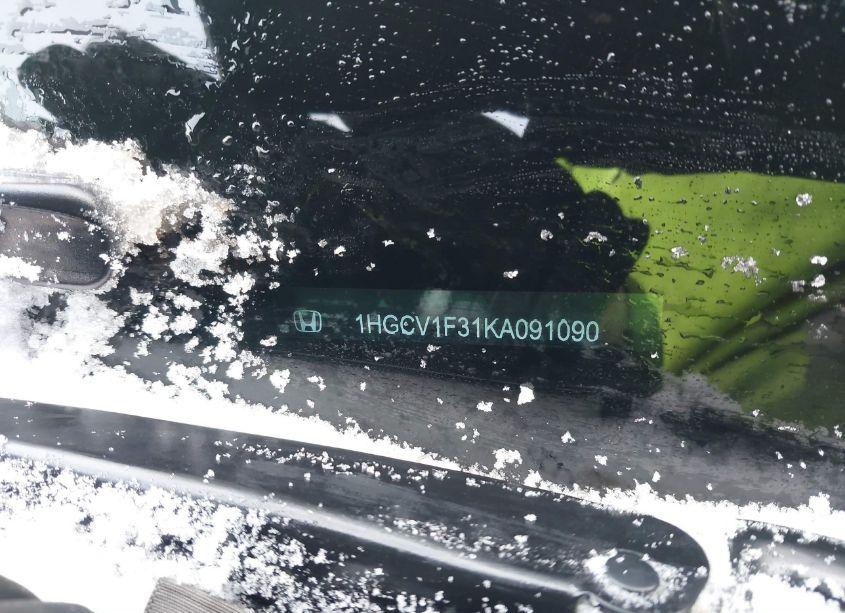 Photo 9 of 2019 Honda Accord SPORT (VIN 1HGCV1F31KA091090)