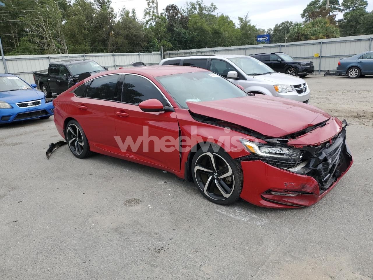 Photo 4 of 2019 HONDA ACCORD SPORT (VIN 1HGCV1F31KA131412)