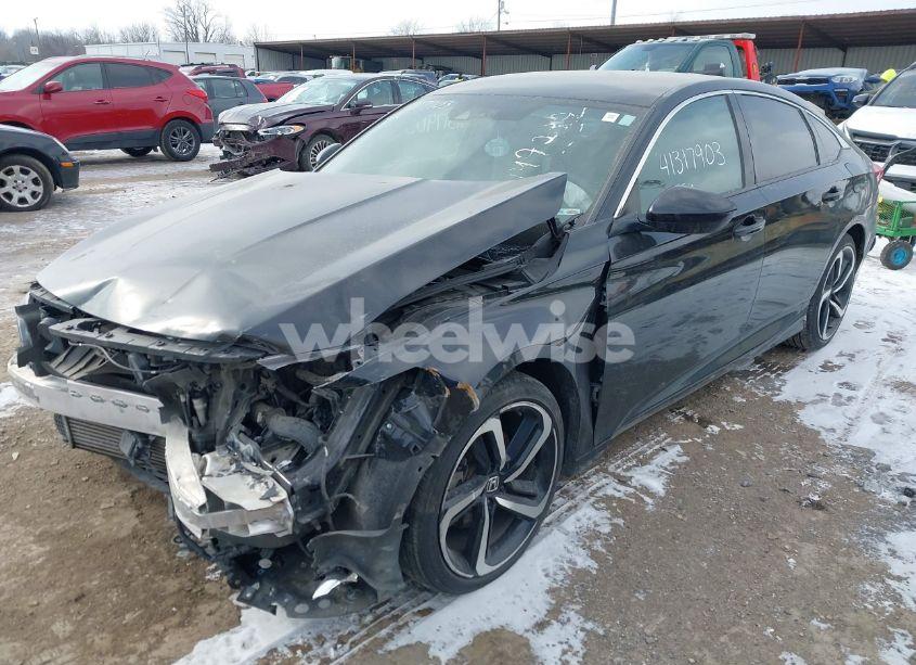 Photo 2 of 2019 Honda Accord SPORT (VIN 1HGCV1F31KA147237)