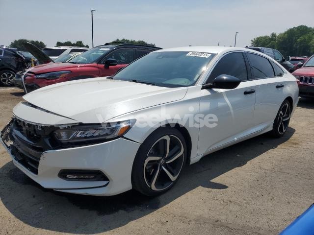 Photo 10 of 2020 HONDA ACCORD SPORT (VIN 1HGCV1F31LA048340)