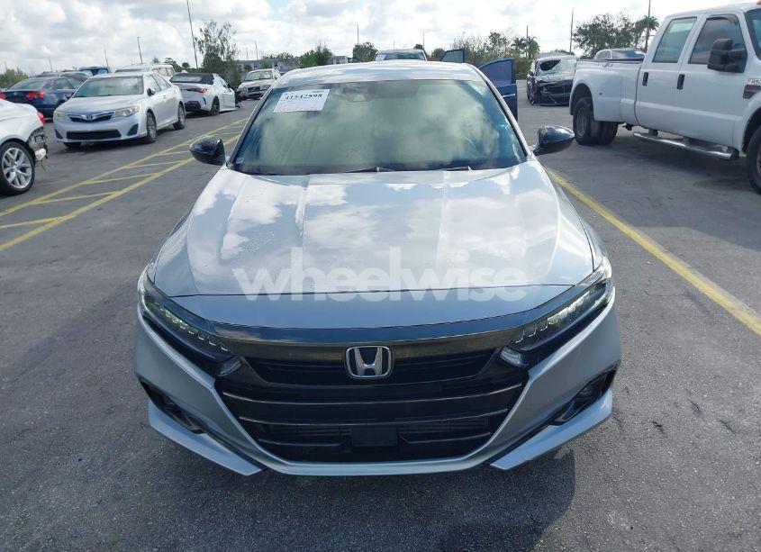 Photo 12 of 2021 Honda Accord SPORT (VIN 1HGCV1F31MA014061)