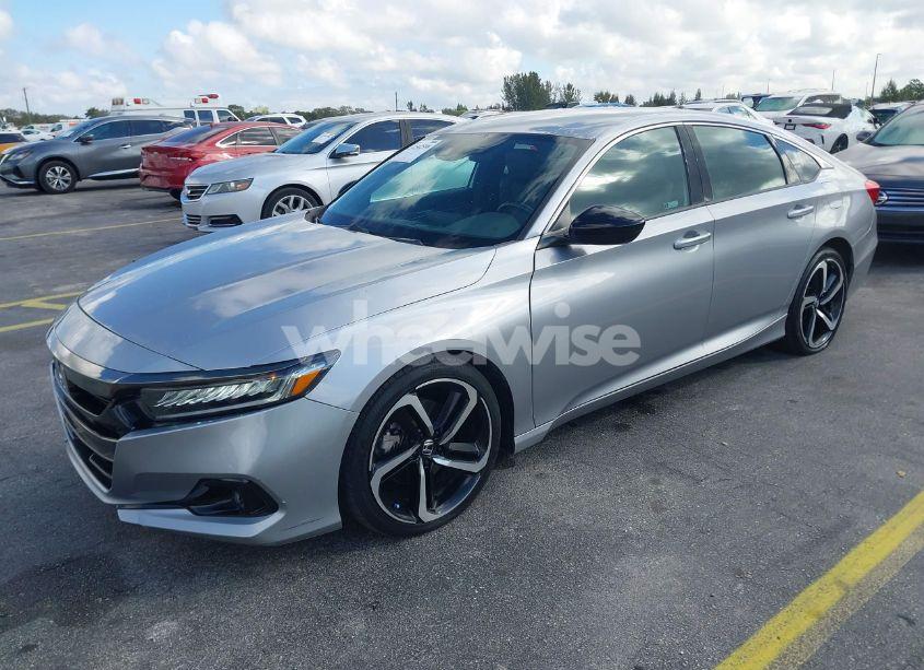 Photo 2 of 2021 Honda Accord SPORT (VIN 1HGCV1F31MA014061)