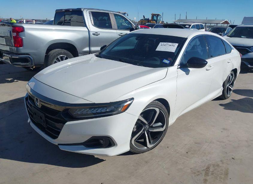 Photo 2 of 2021 Honda Accord SPORT (VIN 1HGCV1F31MA033404)