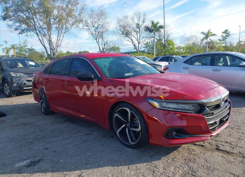 2021 Honda Accord SPORT (VIN 1HGCV1F31MA043821) main photo