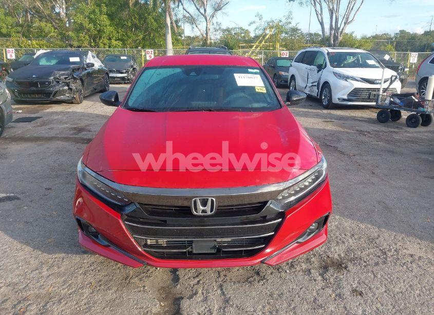 Photo 12 of 2021 Honda Accord SPORT (VIN 1HGCV1F31MA043821)