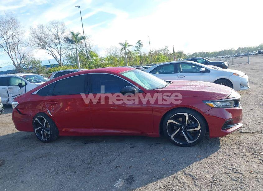 Photo 13 of 2021 Honda Accord SPORT (VIN 1HGCV1F31MA043821)