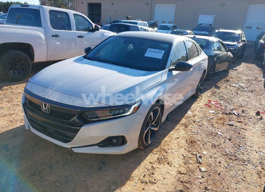 Photo 2 of 2021 Honda Accord SPORT (VIN 1HGCV1F31MA046962)