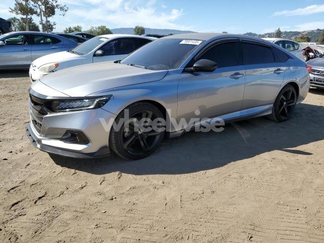 Photo 6 of 2021 HONDA ACCORD SPORT (VIN 1HGCV1F31MA051028)