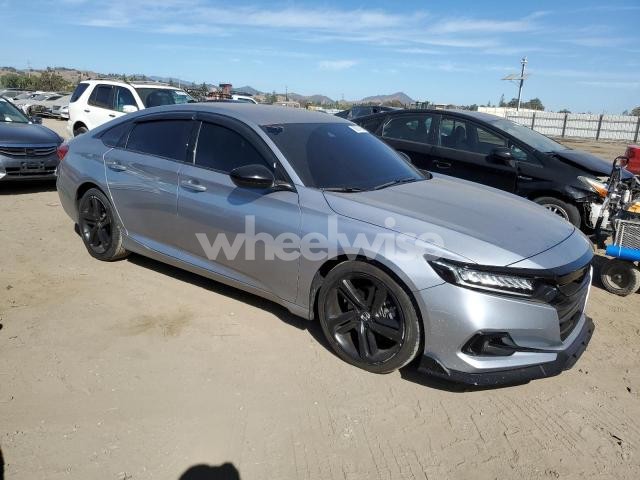 Photo 9 of 2021 HONDA ACCORD SPORT (VIN 1HGCV1F31MA051028)