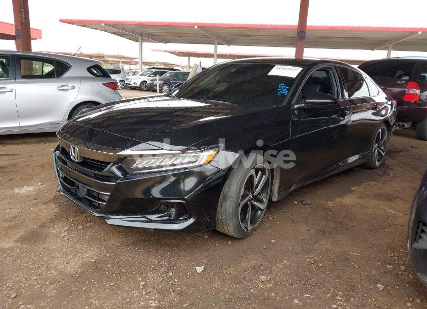 Photo 2 of 2021 Honda Accord SPORT (VIN 1HGCV1F31MA066404)