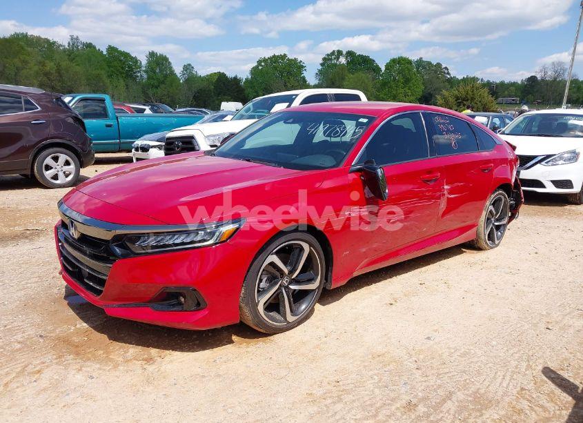 Photo 2 of 2022 Honda Accord SPORT (VIN 1HGCV1F31NA018662)