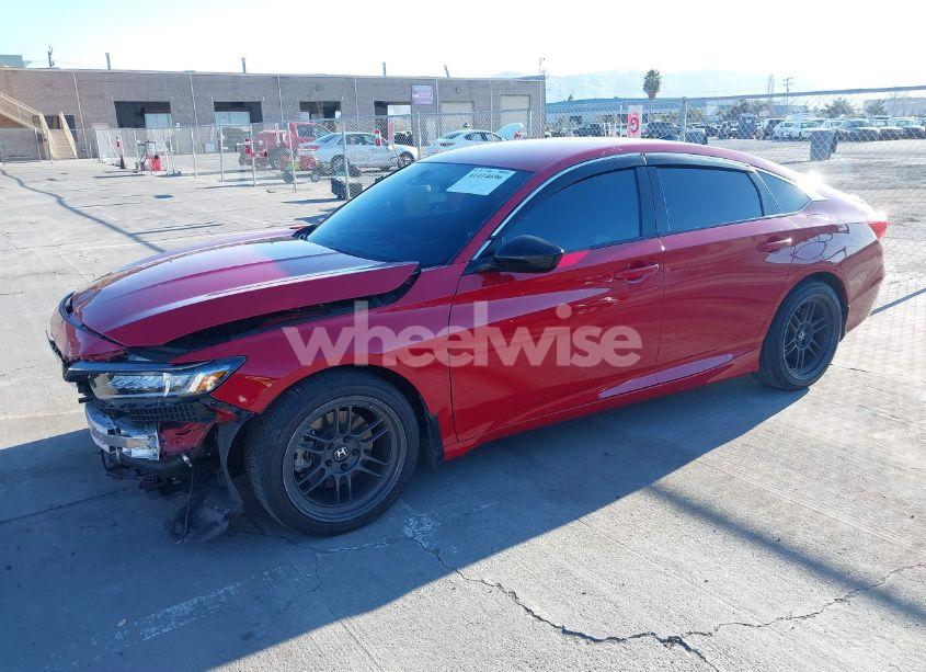 Photo 2 of 2022 Honda Accord SPORT (VIN 1HGCV1F31NA022095)
