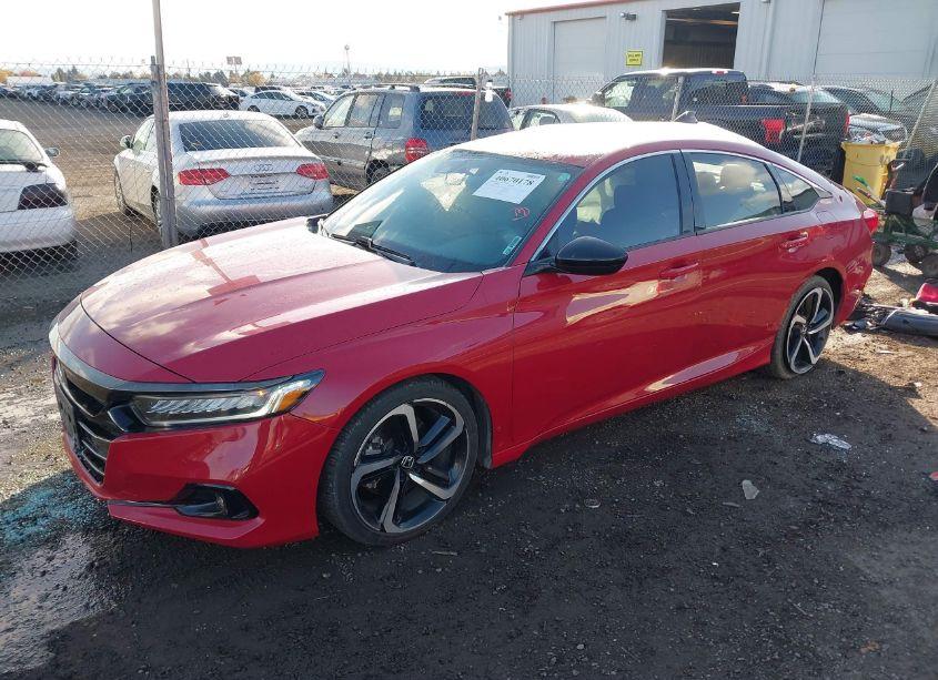 Photo 2 of 2022 Honda Accord SPORT (VIN 1HGCV1F31NA024686)