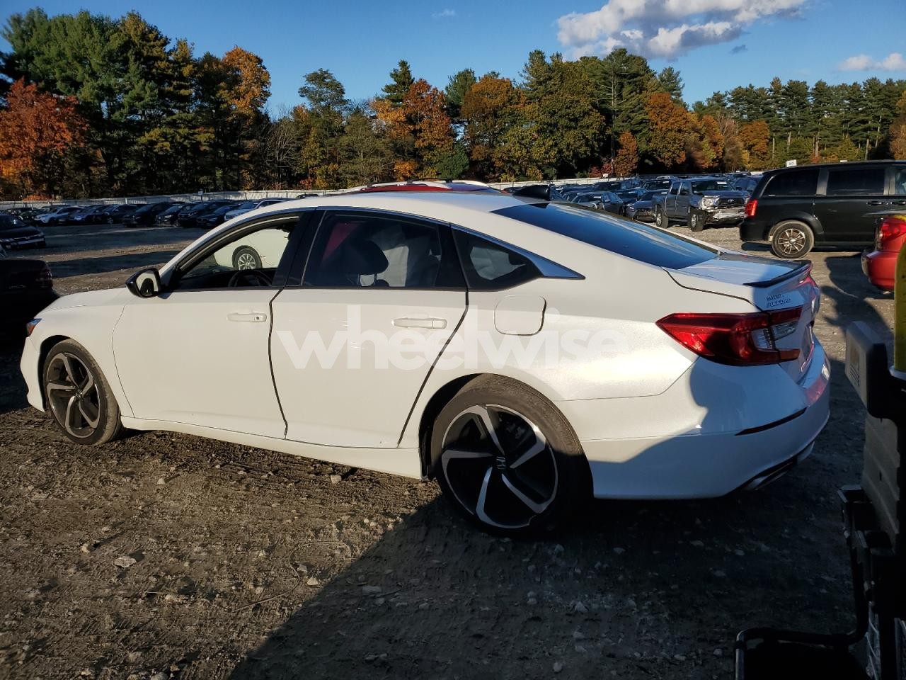 Photo 2 of 2022 HONDA ACCORD SPORT (VIN 1HGCV1F31NA093278)