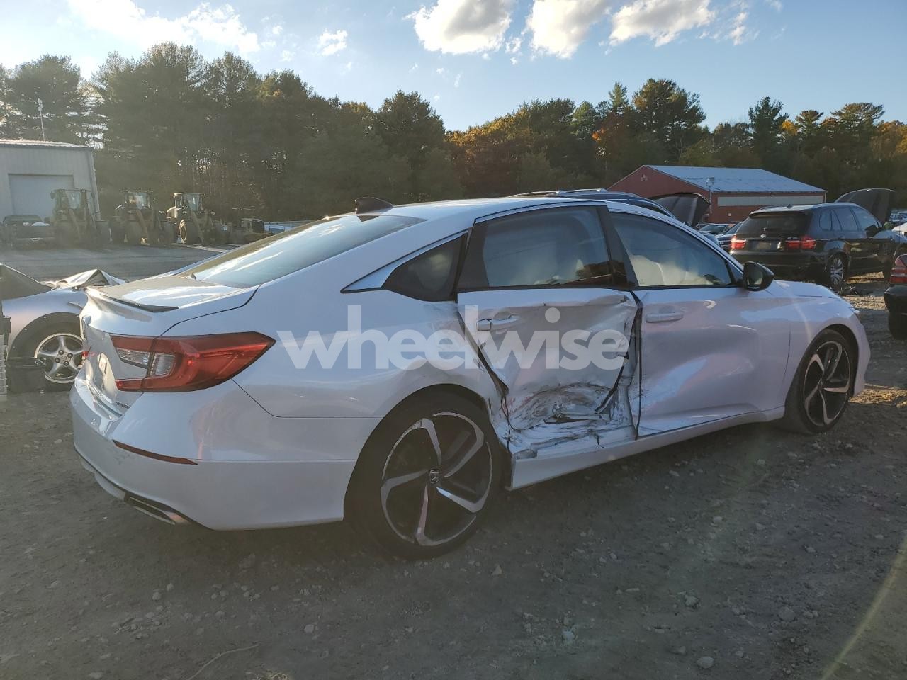 Photo 3 of 2022 HONDA ACCORD SPORT (VIN 1HGCV1F31NA093278)