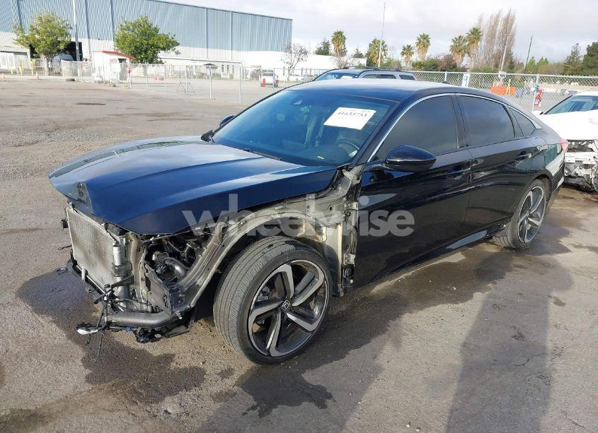 Photo 2 of 2021 Honda Accord SPORT (VIN 1HGCV1F32MA058540)