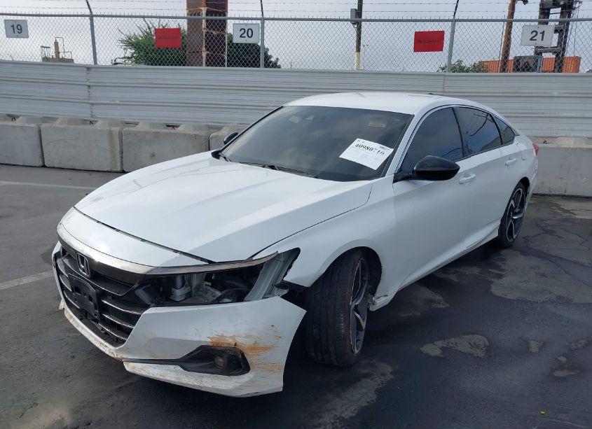 Photo 2 of 2021 Honda Accord SPORT (VIN 1HGCV1F32MA061941)
