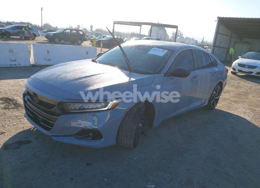 Photo 2 of 2021 Honda Accord SPORT (VIN 1HGCV1F32MA107686)