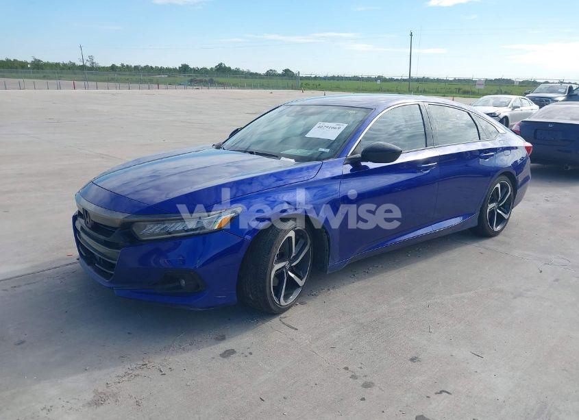 Photo 2 of 2022 Honda Accord SPORT (VIN 1HGCV1F32NA019335)